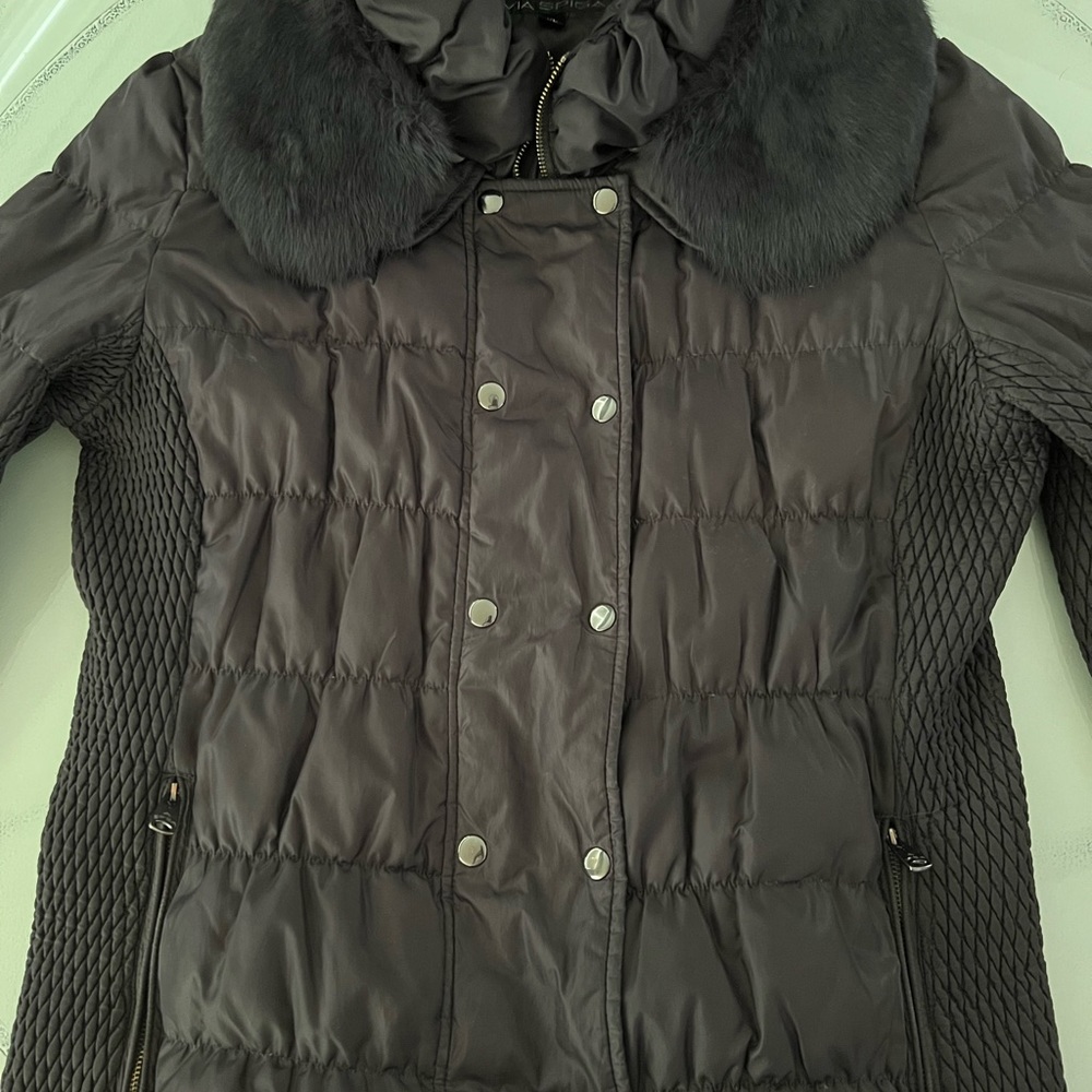 Via spiga womens winter down/feather jacket xl